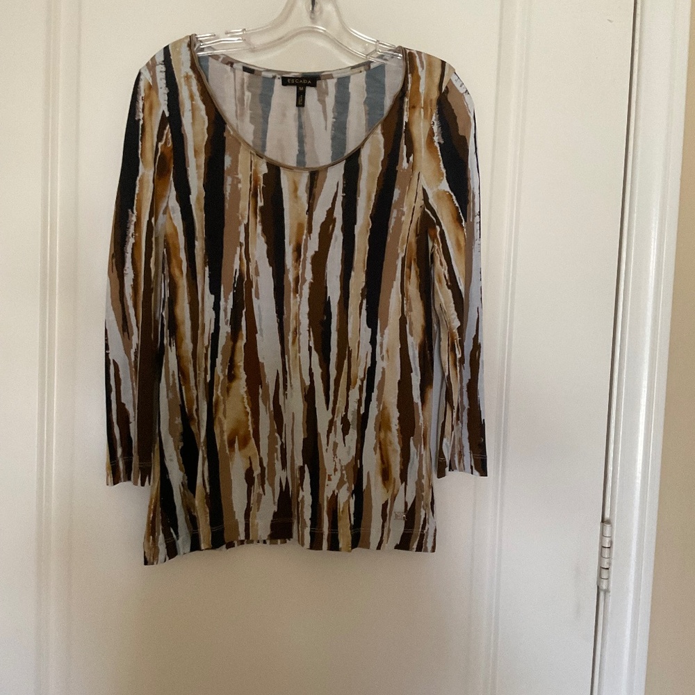 Escada long sleeve top.